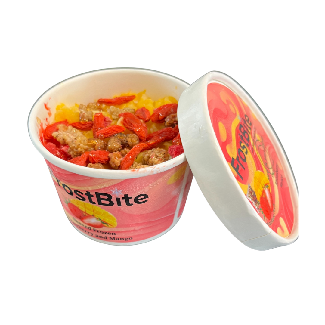 Frozen Strawberry Mango Cup